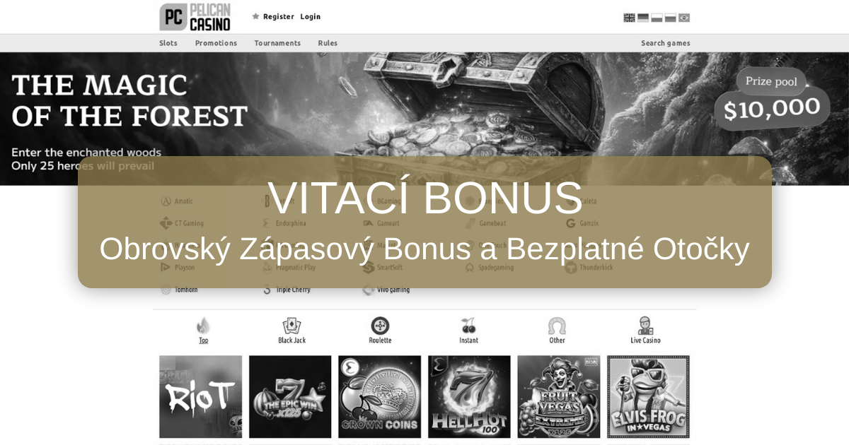 Pelican Casino welcome bonus